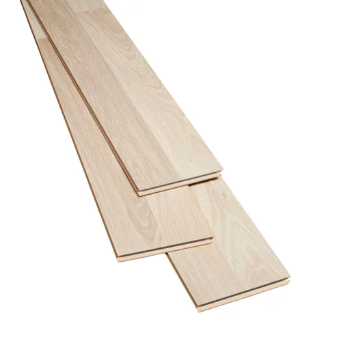 GoodHome Broome Natural Oak effect Laminate Flooring, 2m² Pack of 8
