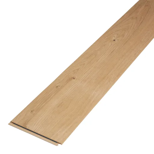 GoodHome Gladstone Natural Oak effect Laminate Flooring, 1.996m² Pack of 8