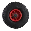 Tente Swivel Rubber Pneumatic Tyre, (Dia)260mm (W)85mm