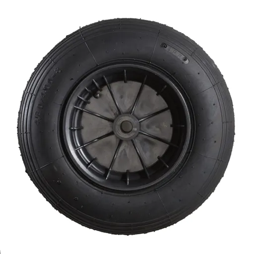 Tente Swivel Rubber Pneumatic Tyre, (Dia)400mm (W)100mm