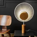 Forestier Oyster designer table lamp, black