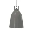 Jieldé Clément C240 hanging lamp glossy grey Ø24cm