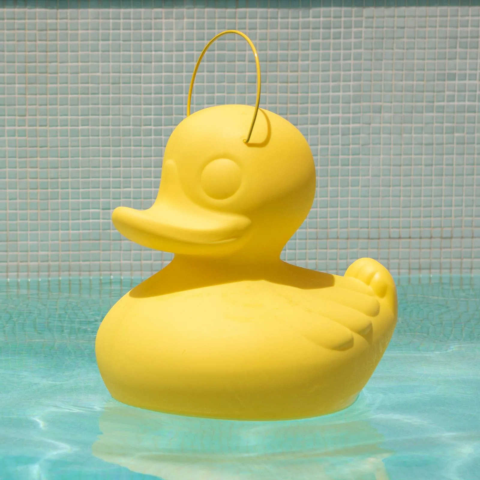 DUCK-DUCK XL LED designer outdoor light, yellow