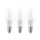 Paulmann candle LED bulb E14 4 W 2,700 K 3-pack