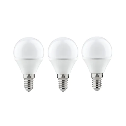 Paulmann golf ball LED bulb E14 4 W 2,700 K 3-pack