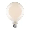 Globe LED bulb E27 6W G125 filament 2700K opal dim