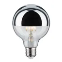 LED bulb E27 827 6.5 W half mirror gold