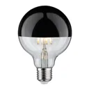 LED bulb E27 827 6.5 W half mirror gold