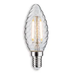 Paulmann E14 2.6W 827 candle LED bulb turned clear