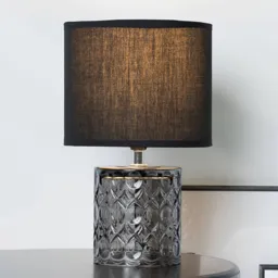 Pauleen Crystal Glow table lamp with glass base