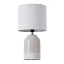 Pauleen Sandy Glow table lamp in white and cream