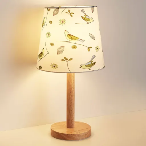 Pauleen Cute Bird table lamp, light wooden base