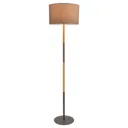 Pauleen Grand Purity floor lamp, grey lampshade