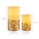 Pauleen Fairy Lights Candle LED candle set of 2