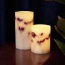 Pauleen Shiny Bloom Candle LED candle set of 2
