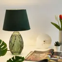 Pauleen Crystal Velvet table lamp with glass base