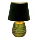 Pauleen Crystal Velours table lamp with glass base
