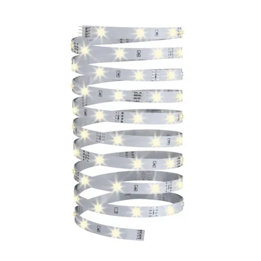 Warm white LED strip YourLED Eco 5 m, white