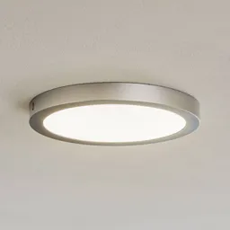 Paulmann Abia LED ceiling light Ø 30cm matt chrome