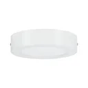 Carpo LED ceiling lamp round white 22.5 cm