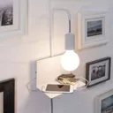 Paulmann Calvani wall light with a shelf