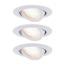 Paulmann 92985 LED downlight 3 x 6 W, matt white