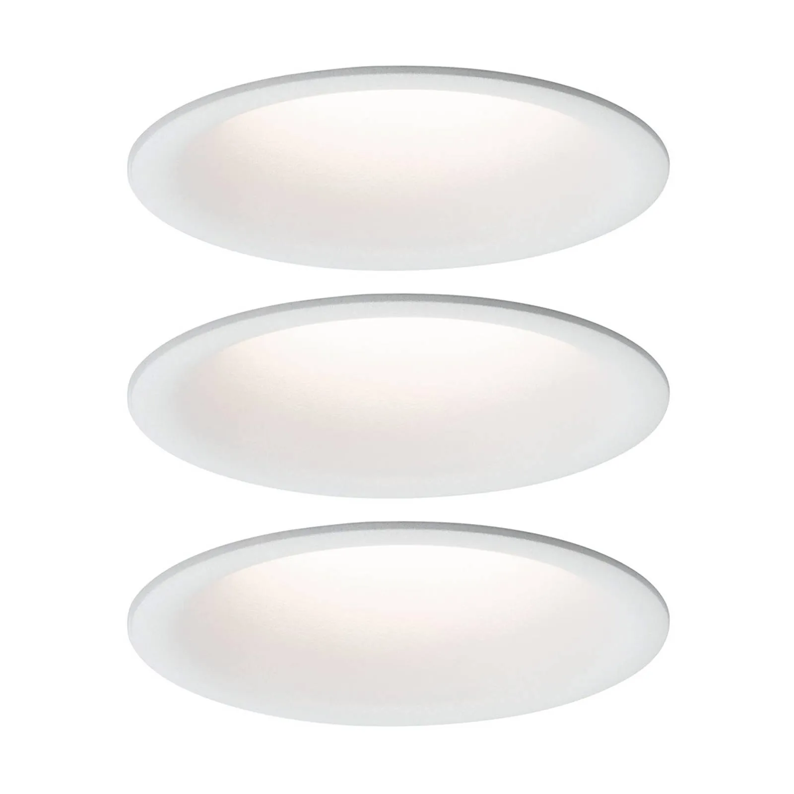 Paulmann LED recessed light Cymbal 3x6, 8 W IP44