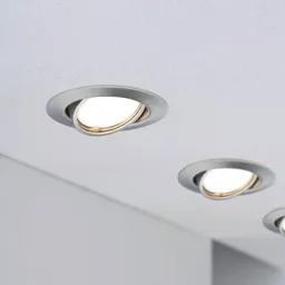 Paulmann Base GU10 recessed spotlight 3-set, white