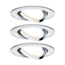 Nova Coin 3 spots round pivotable/dimmable white