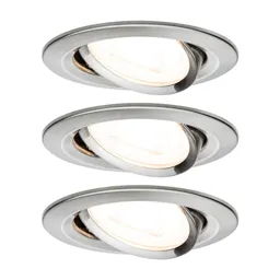 Nova Coin 3 spots round pivotable/dimmable white