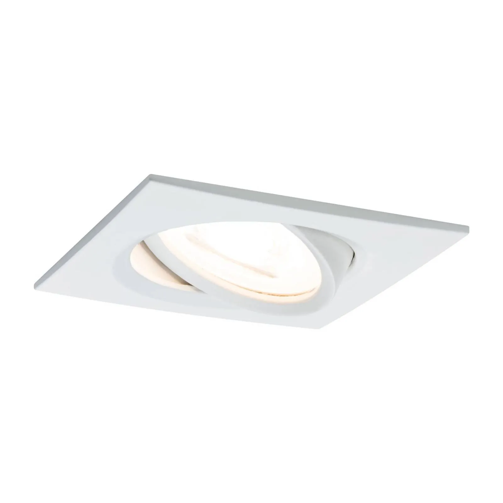 Paulmann Nova spot square pivotable/dimmable white