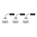 Paulmann Slim Coin 3 pivotable dimmable aluminium