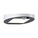 Ryse LED solar outdoor wall light anthracite