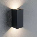 Paulmann Flame wall lamp 2-bulb 22 cm anthracite