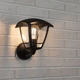 Paulmann Classic curved outdoor wall light up