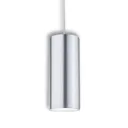 Paulmann URail Barrel LED pendant, matt chrome