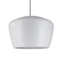Paulmann Pom metal lampshade, matt white