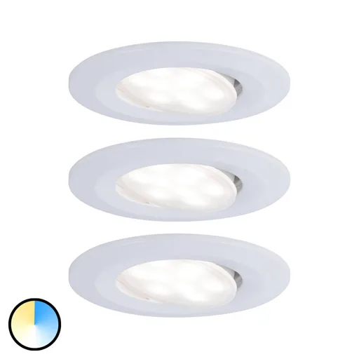Paulmann LED spot Calla white colour change set 3