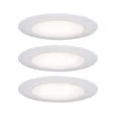Paulmann Suon LED recessed light, dimmable, 3-pack