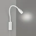 Sten LED wall light with gesture control, white