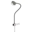 Adjustable LED clip-on light Lug