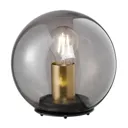 Dini table lamp, spherical glass lampshade, 20 cm