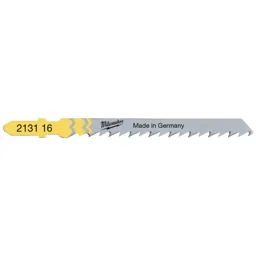 Milwaukee T144D Wood and Plastic Fast Cutting Jigsaw Blades - Pack of 5
