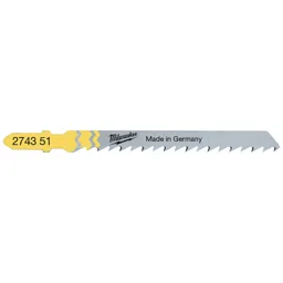 Milwaukee T101D Wood Clean and Splinter Free Cutting Jigsaw Blades - Pack of 5