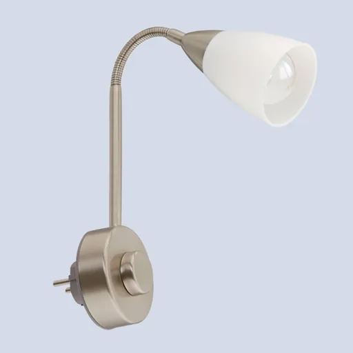 Dimmi dimmable plug-in light matt nickel