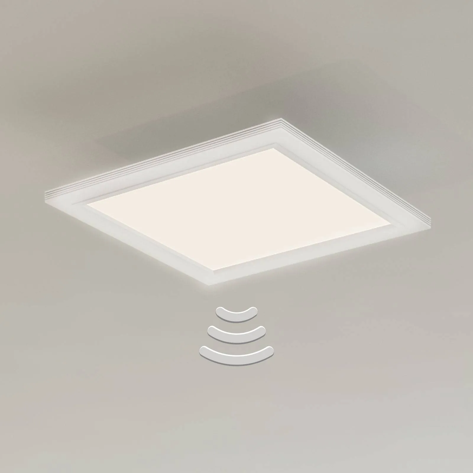 7187-016 LED ceiling lamp with sensor 29.5x29.5 cm