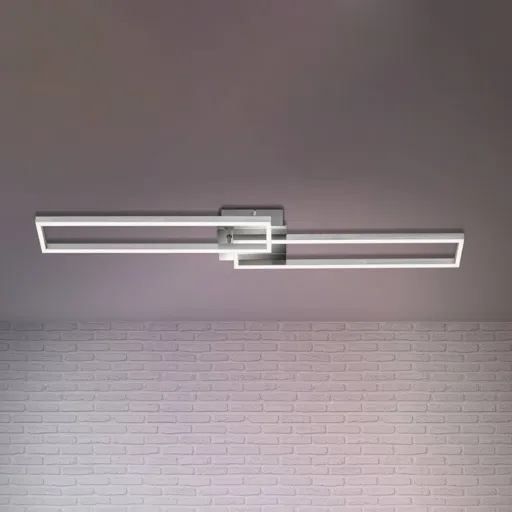 3145-018 LED ceiling light with remote, chrome