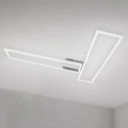 Frame WiFi CCT ceiling lamp remote, aluminium