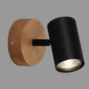 Wood & Style 2920 wall spotlight with wooden base