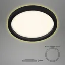 7361 LED ceiling lamp, Ø 29 cm, black